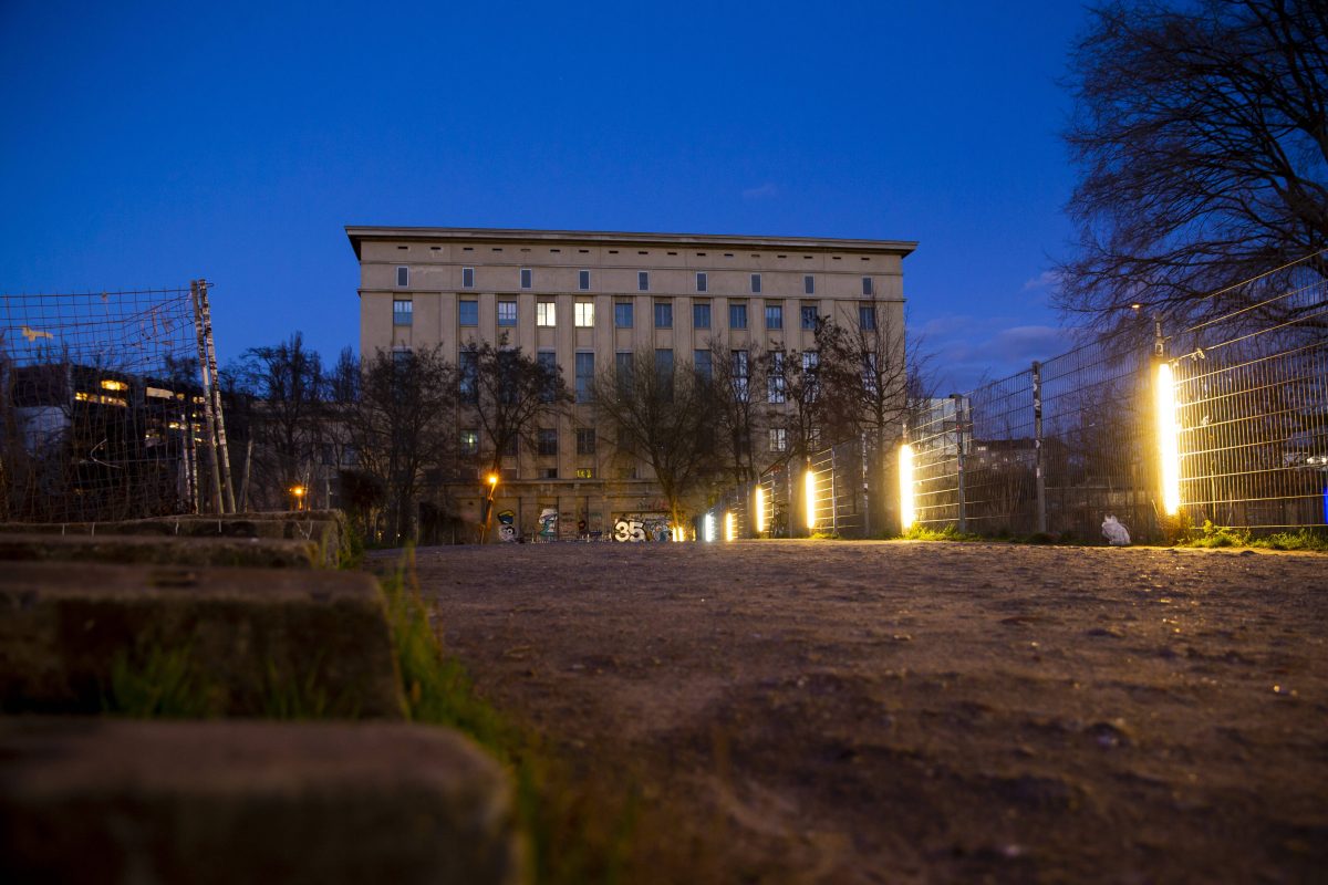 Der Techno-Club Berghain in Berlin.