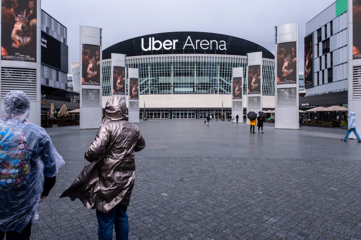 Uber Platz in Berlin