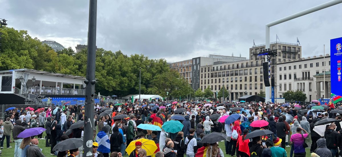 Das Wetter in Berlin und Brandenburg sorgt nicht gerade für EM-Stimmung