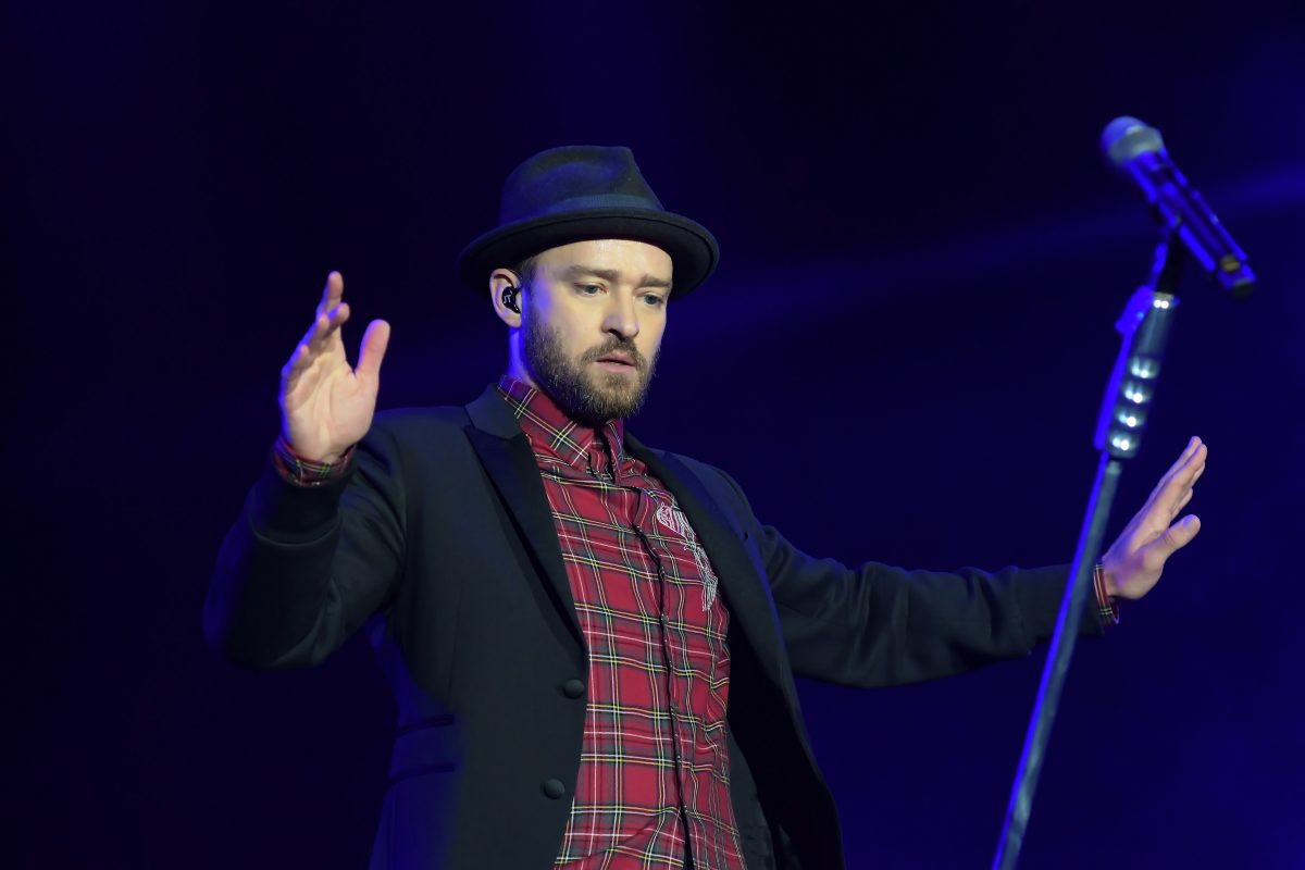 Justin Timberlake steht auf einer BÃ¼hne