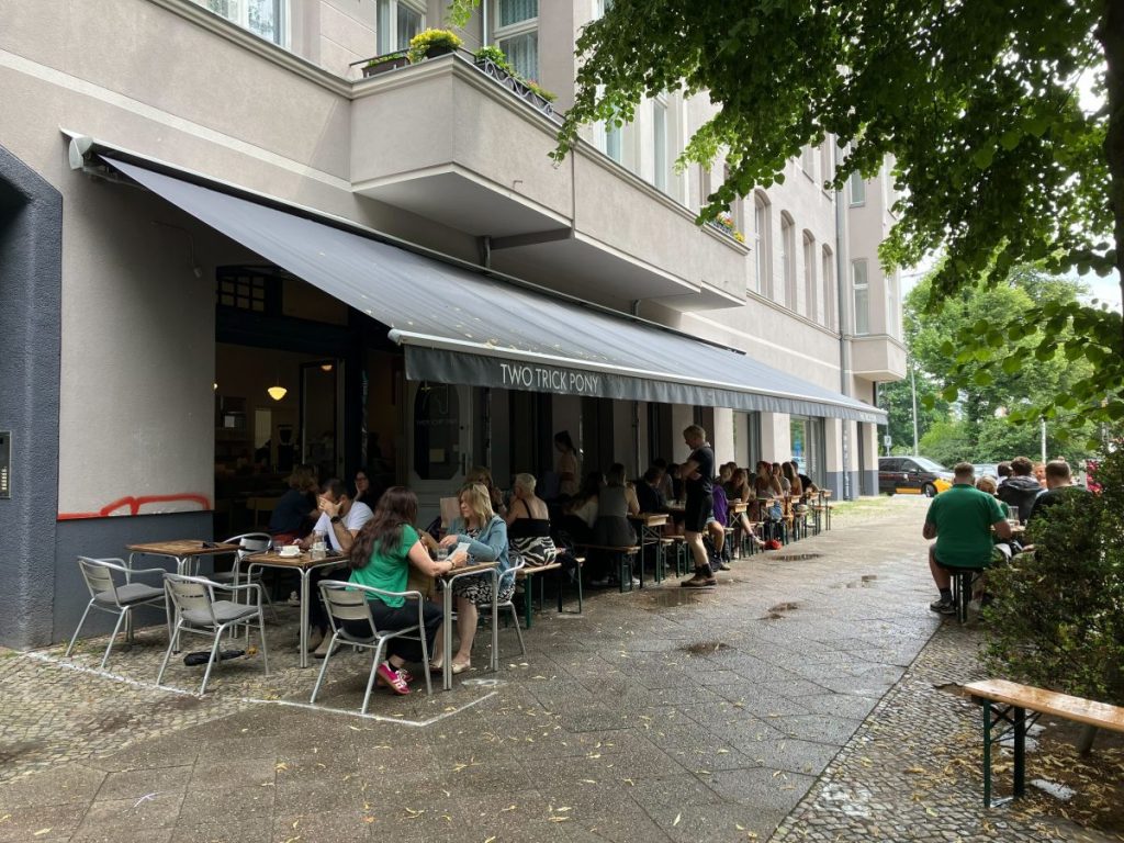 Das Two Trick Pony Frühstückslokal in Berlin-Kreuzberg.