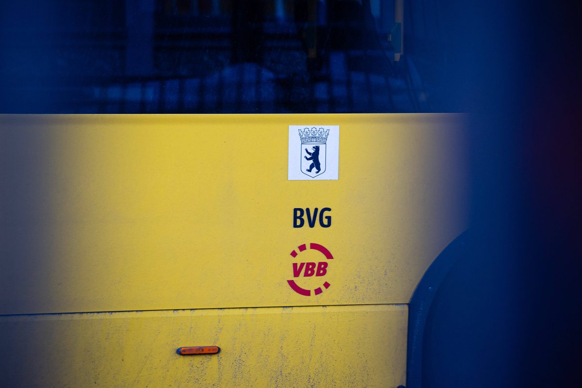 Ein Bus der BVG