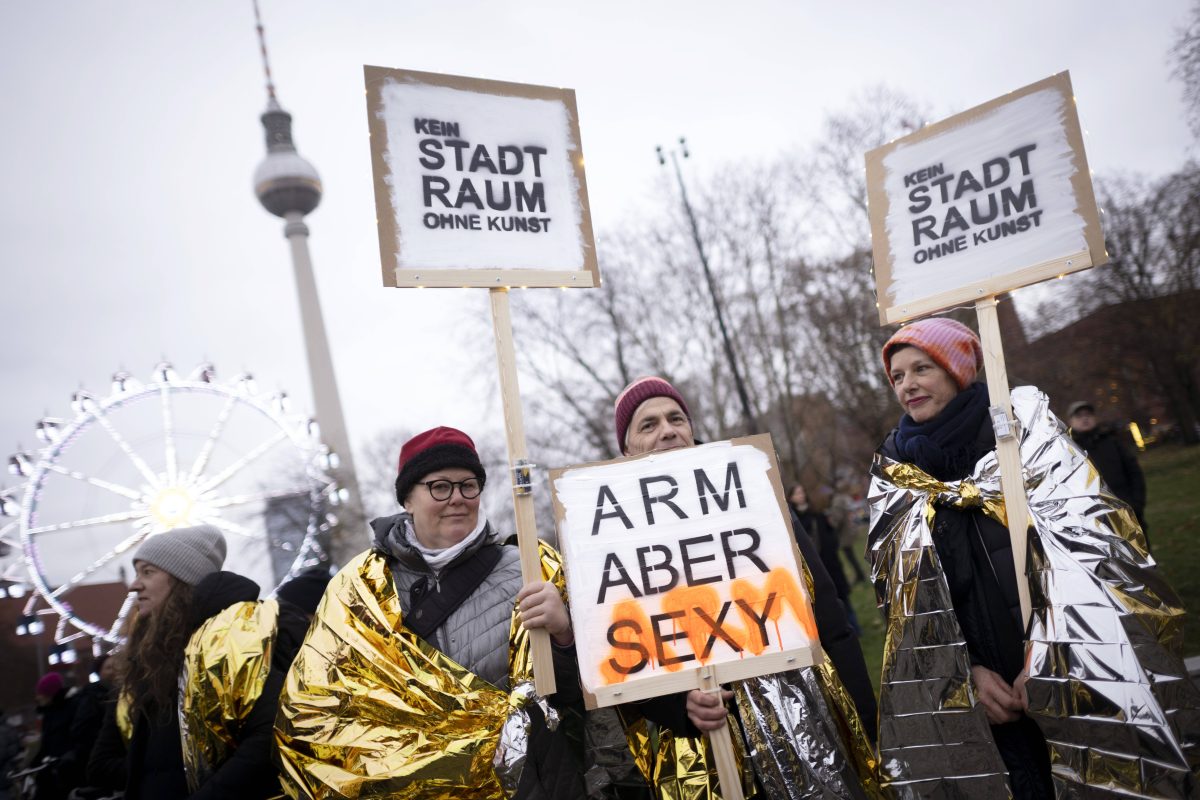 Bereits Ende November kamen Menschen zu einer Demo in Berlin zusammen.