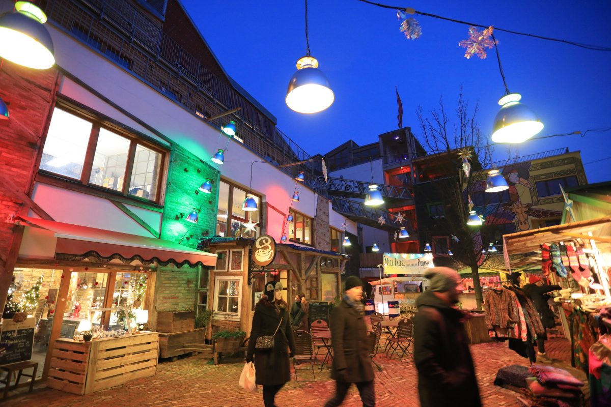 Weihnachtsmarkt in Berlin-Friedrichshain